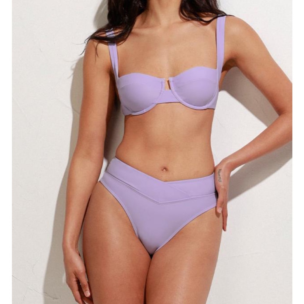 Cupshe lavender bikini set